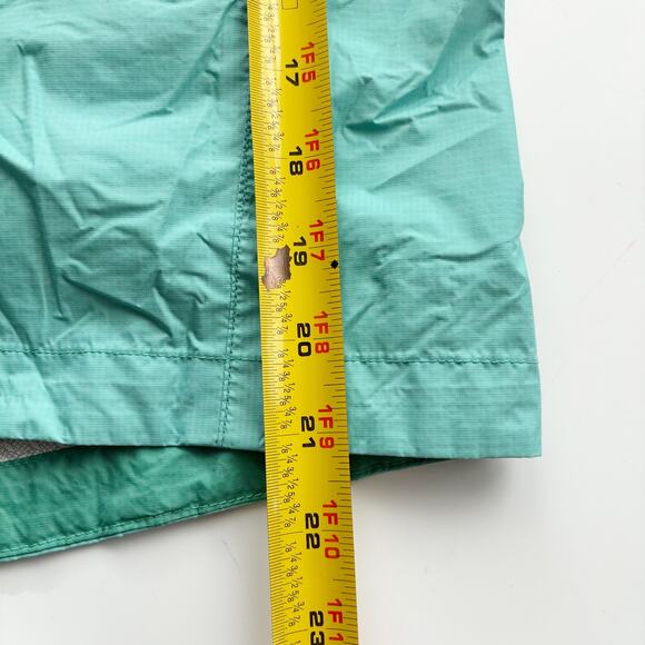 Marmot Kid Sz L (10-12) Green Windbreaker Waterproof Hooded Jacket Lightweight - Picture 12 of 16